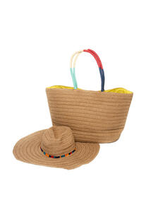 Комплект: шляпа, пляжная сумка Moltini 5971968