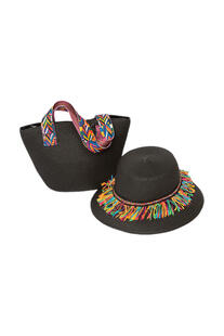 Комплект: шляпа, пляжная сумка Moltini 5971965