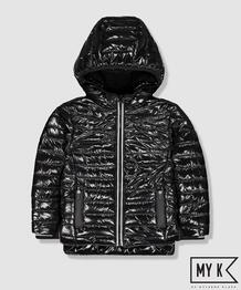 Куртка My K с подкладкой из искусственного меха, черный MOTHERCARE 607514