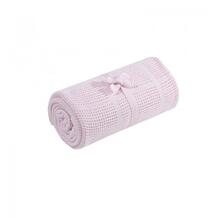 Плед для кроватки хлопковый, 155х120 см, розовый MOTHERCARE 79607