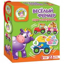 Игра с липучками "Веселый фермер" , многоцветный Vladi toys 602462