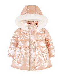 Пальто с подкладкой из искусственного меха, розовый MOTHERCARE 600410