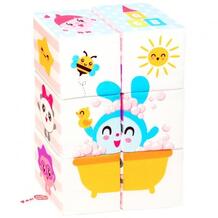 Игрушка кубики "Малышарики: Мультики" Мякиши 595585