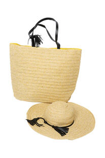Комплект: шляпа, пляжная сумка Moltini 5971972