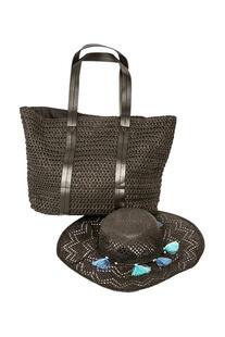 Комплект: шляпа, пляжная сумка Moltini 5971963