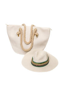 Комплект: шляпа, пляжная сумка Moltini 5971966