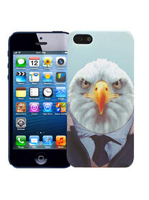 Чехол для iPhone 5/5s "Орел в костюме" Kawaii Factory 4372696
