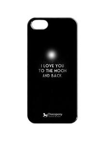 Чехол для iPhone 5/5s "I love you.." Арт. Black5-078 Chocopony 4244430
