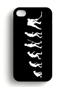 Чехол для IPhone 4/4S "Эволюция хоккей" Boom Case 3723802