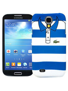 Чехол для Samsung Galaxy S4 "Blue and white stripes", серия "Sports shirt" Kawaii Factory 3260085