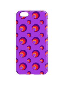 Чехол для iPhone 6Plus "Фиолетово-красный принт" Арт. 6Plus-047 Chocopony 3240439