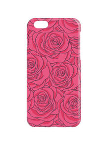 Чехол для iPhone 6Plus "Малиновые розы" Арт. 6Plus-096 Chocopony 3240488
