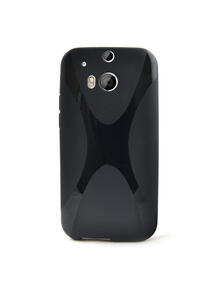 Чехол для HTC M8 (New One), Икс-дизайн, черный Belsis 2824786