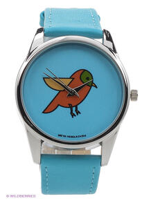 Часы Птичка на голубом (голубой) Арт. Color-50 Mitya Veselkov 2380541