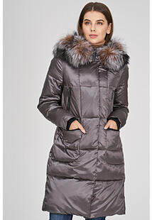 Утепленная куртка с отделкой мехом лисы LAURA BIANCA 321631