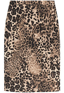 Юбка леопардовой расцветки La Reine Blanche 311984