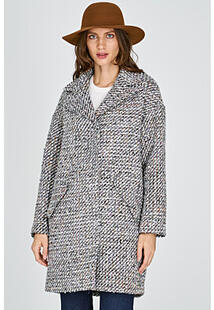 Пальто из фактурной ткани La Reine Blanche 314372