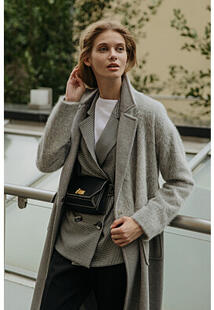 Комбинированное пальто La Reine Blanche 305215