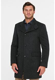 Утепленное полушерстяное пальто Al Franco 309723