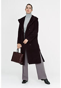 Полушерстяное пальто с капюшоном La Reine Blanche 309201