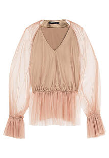Комбинированная блузка La Reine Blanche 298680