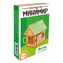 Деревянный конструктор Balance.Toys Минимир Домик со ставнями 11831830