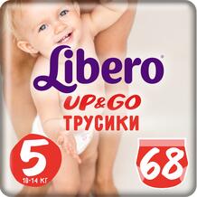 Трусики-подгузники Libero Up & Go, р. 5, 10-14 кг, 68 шт 999112