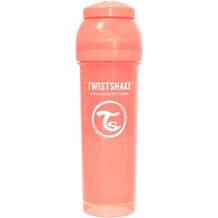 Бутылочка Twistshake Pastel для кормления антиколиковая, пластик, с 4 мес, 330 мл 9716859