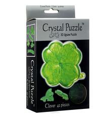 Головоломка 3D Crystal Puzzle Клевер цвет: зеленый 9170155