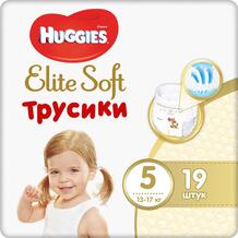 Трусики-подгузники Huggies Elite Soft, р. 5, 12-17 кг, 19 шт 6955615