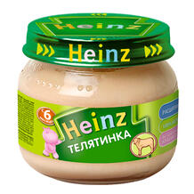Пюре Heinz телятина, 80 г, с 6 месяцев 699800