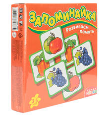 Настольная игра Дрофа Запоминайка Овощи и фрукты 3682618
