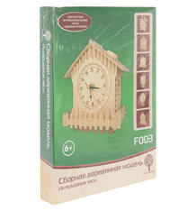 Сборная деревянная модель Wooden Toys Интерьерные часы 2959214