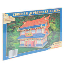 Деревянный конструктор Wooden Toys Чайный домик 2830691