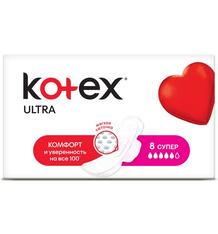 Прокладки Kotex Ultra Dry&Soft Super, 8 шт 3013796