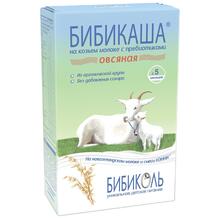 Каша Бибиколь молочная овсяная на козьем молоке с 5 месяцев, 200 г 2618630