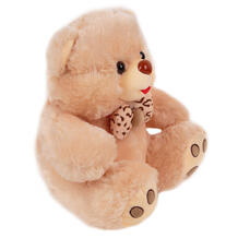 Мягкая игрушка Игруша Медведь с бантом 32 см цвет: бежевый 12000382