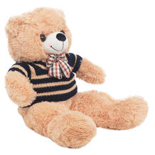 Мягкая игрушка Игруша Медведь в свитере с бантом 60 см цвет: бежевый 12000370