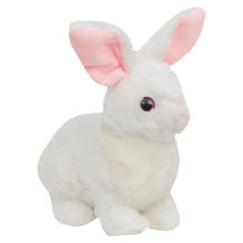 Мягкая игрушка Игруша Кролик белый 30 см цвет: белый 12000424