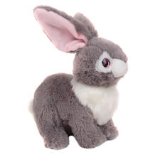 Мягкая игрушка Игруша Кролик серый 32 см цвет: серый 12000430