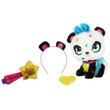 Мягкая игрушка Shimmer Stars Плюшевая панда 20 см цвет: белый/черный 11423590