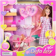 Кукла Defa с наборе с аксессуарами 28 см 1066484
