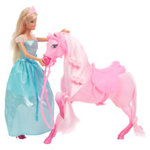Игровой набор Anlily Кукла с лошадью 29 см 12060940
