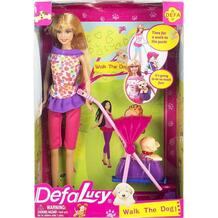 Игровой набор Defa Кукла с аксессуарами 26 см 3067178