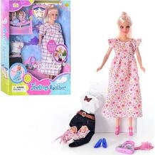 Кукла Defa Беременная кукла Lucy со съемным животом и двумя малышами 28 см 3506814