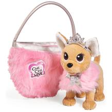 Собачка плюшевая Simba Chi-Chi Love Принцесса, с пушистой сумкой 20 см 11726398