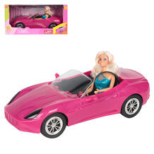 Кукла Defa Lusy в автомобиле (в синем платье) 30 см 12049396