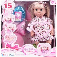 Кукла-пупс Wei Tai Toys с аксессуарами 39 см 3737598