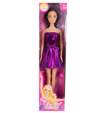 Кукла Anlily Принцесса Брюнетка в фиолетовом 29 см 10065090