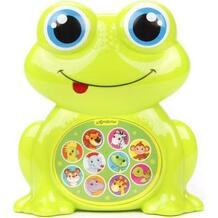 Музыкальная игрушка Азбукварик Зверята-малышата Лягушонок 14 см 10353206